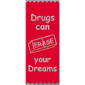 Stock Drug Free Ribbons (Drugs Can Erase Your Dreams)
